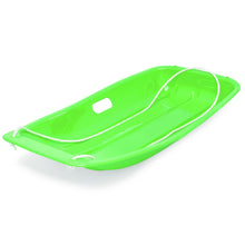 Load image into Gallery viewer, 35in Kids Plastic Toboggan Snow Sled Board Toy w/ Rope, 2 Handles
