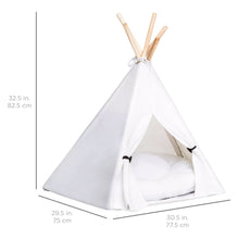 Load image into Gallery viewer, 24in Pet Teepee w/ Cushion
