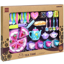 Load image into Gallery viewer, 37-Piece Kids Pretend Kitchen Tea Party Play Set
