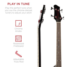 Load image into Gallery viewer, Acoustic Electric Bass Guitar w/ Equalizer, Truss Rod
