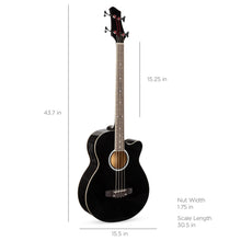 Load image into Gallery viewer, Acoustic Electric Bass Guitar w/ Equalizer, Truss Rod
