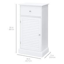 Load image into Gallery viewer, Bathroom Floor Storage Cabinet for Linens and Toiletries
