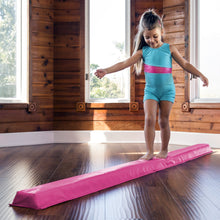 Load image into Gallery viewer, 9ft Full Size Folding Floor Balance Beam for Gymnastics and Tumbling
