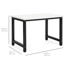 Load image into Gallery viewer, 47.25x23.5in Home Office Computer Desk Workstation Table w/ Adjustable Legs
