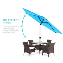 Load image into Gallery viewer, 10ft Outdoor Steel Market Patio Umbrella Decoration w/ Tilt, Crank Lift
