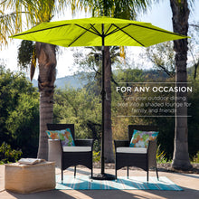 Load image into Gallery viewer, 10ft Outdoor Steel Market Patio Umbrella Decoration w/ Tilt, Crank Lift
