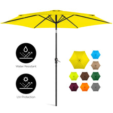 Load image into Gallery viewer, 10ft Outdoor Steel Market Patio Umbrella Decoration w/ Tilt, Crank Lift
