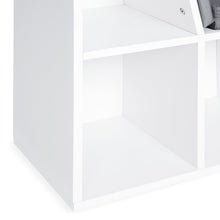 Load image into Gallery viewer, 6-Cubbie Kids Bookcase Furniture Accent w/ Cushioned Reading Nook
