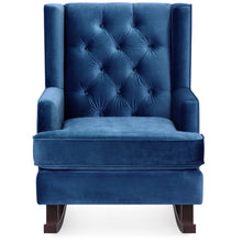 Load image into Gallery viewer, Tufted Upholstered Wingback Rocking Chair
