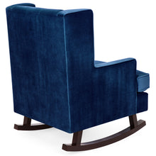 Load image into Gallery viewer, Tufted Upholstered Wingback Rocking Chair
