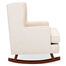 Load image into Gallery viewer, Tufted Upholstered Wingback Rocking Chair
