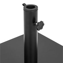 Load image into Gallery viewer, 38.5lbs Patio Steel Umbrella Base Stand - Black
