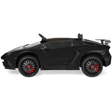 Load image into Gallery viewer, 12V Kids Ride-On Lamborghini Aventador SV Sports Car Toy w/ Parent Control
