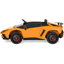 Load image into Gallery viewer, 12V Kids Ride-On Lamborghini Aventador SV Sports Car Toy w/ Parent Control
