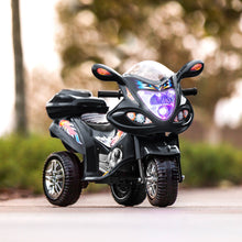 Load image into Gallery viewer, 6V Kids 3-Wheel Motorcycle Ride-On Toy w/ LED Lights, Music, Storage
