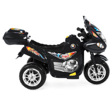 Load image into Gallery viewer, 6V Kids 3-Wheel Motorcycle Ride-On Toy w/ LED Lights, Music, Storage
