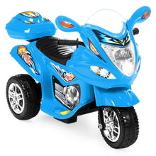 Load image into Gallery viewer, 6V Kids 3-Wheel Motorcycle Ride-On Toy w/ LED Lights, Music, Storage
