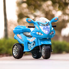 Load image into Gallery viewer, 6V Kids 3-Wheel Motorcycle Ride-On Toy w/ LED Lights, Music, Storage
