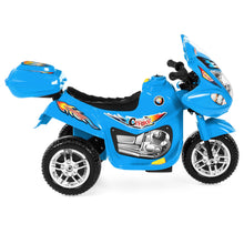 Load image into Gallery viewer, 6V Kids 3-Wheel Motorcycle Ride-On Toy w/ LED Lights, Music, Storage
