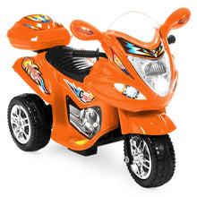 Load image into Gallery viewer, 6V Kids 3-Wheel Motorcycle Ride-On Toy w/ LED Lights, Music, Storage
