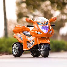 Load image into Gallery viewer, 6V Kids 3-Wheel Motorcycle Ride-On Toy w/ LED Lights, Music, Storage
