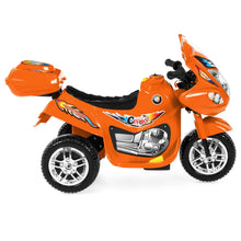 Load image into Gallery viewer, 6V Kids 3-Wheel Motorcycle Ride-On Toy w/ LED Lights, Music, Storage
