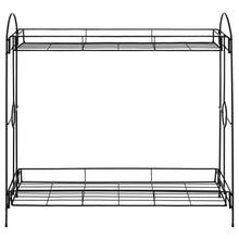 Load image into Gallery viewer, 32in 2-Tier Metal Plant Stand Shelf
