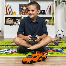 Load image into Gallery viewer, 1:16 Scale 2.4GHz Kids Transforming RC Robot Car Toy w/ LED Lights
