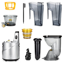 Load image into Gallery viewer, 150W 60RPM Fruit Vegetable Cold Press Juicer Extractor w/ 3in Chute, Jug
