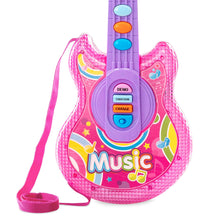 Load image into Gallery viewer, 19in Kids Toddlers Musical Flash Guitar Pretend Play Toy w/ Mic, Stand
