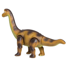 Load image into Gallery viewer, 17.5in Kids Remote Control Stomping and Roaring Dinosaur Brachiosaurus Toy
