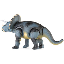 Load image into Gallery viewer, 14.5in Kids Remote Control Walking Dinosaur Triceratops Toy Robot
