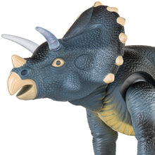 Load image into Gallery viewer, 14.5in Kids Remote Control Walking Dinosaur Triceratops Toy Robot
