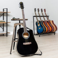 Load image into Gallery viewer, 41in Full Size Beginner Acoustic Cutaway Guitar Set w/ Case, Capo, Tuner
