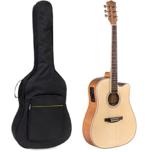 Load image into Gallery viewer, 41in Full Size Acoustic Electric Cutaway Guitar Set w/ 10-Watt Amp, Case
