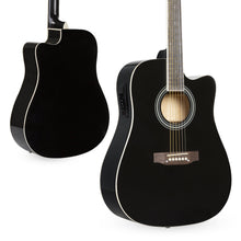 Load image into Gallery viewer, 41in Full Size Acoustic Electric Cutaway Guitar Set w/ 10-Watt Amp, Case
