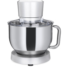 Load image into Gallery viewer, 660W 6-Speed 6.3qt Stainless Steel Kitchen Stand Mixer w/ 3 Attachments
