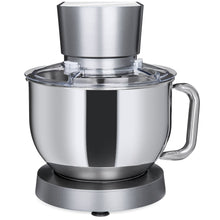 Load image into Gallery viewer, 660W 6-Speed 6.3qt Stainless Steel Kitchen Stand Mixer w/ 3 Attachments
