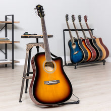 Load image into Gallery viewer, 41in Full Size Beginner Acoustic Cutaway Guitar Set w/ Case, Capo, Tuner
