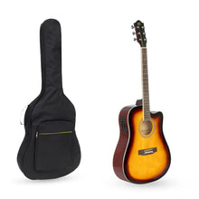 Load image into Gallery viewer, 41in Full Size Acoustic Electric Cutaway Guitar Set w/ 10-Watt Amp, Case
