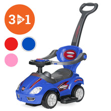 Load image into Gallery viewer, 3-in-1 Kids Push Car w/ Handle and Horn
