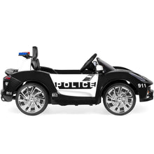 Load image into Gallery viewer, 12V Kids Police Sports Car Ride-On w/ AUX Port, Parent Control, Sounds
