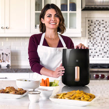 Load image into Gallery viewer, 1.6qt 900W Digital Compact Kitchen Air Fryer w/ Recipes
