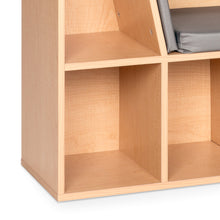 Load image into Gallery viewer, 6-Cubbie Kids Bookcase Furniture Accent w/ Cushioned Reading Nook
