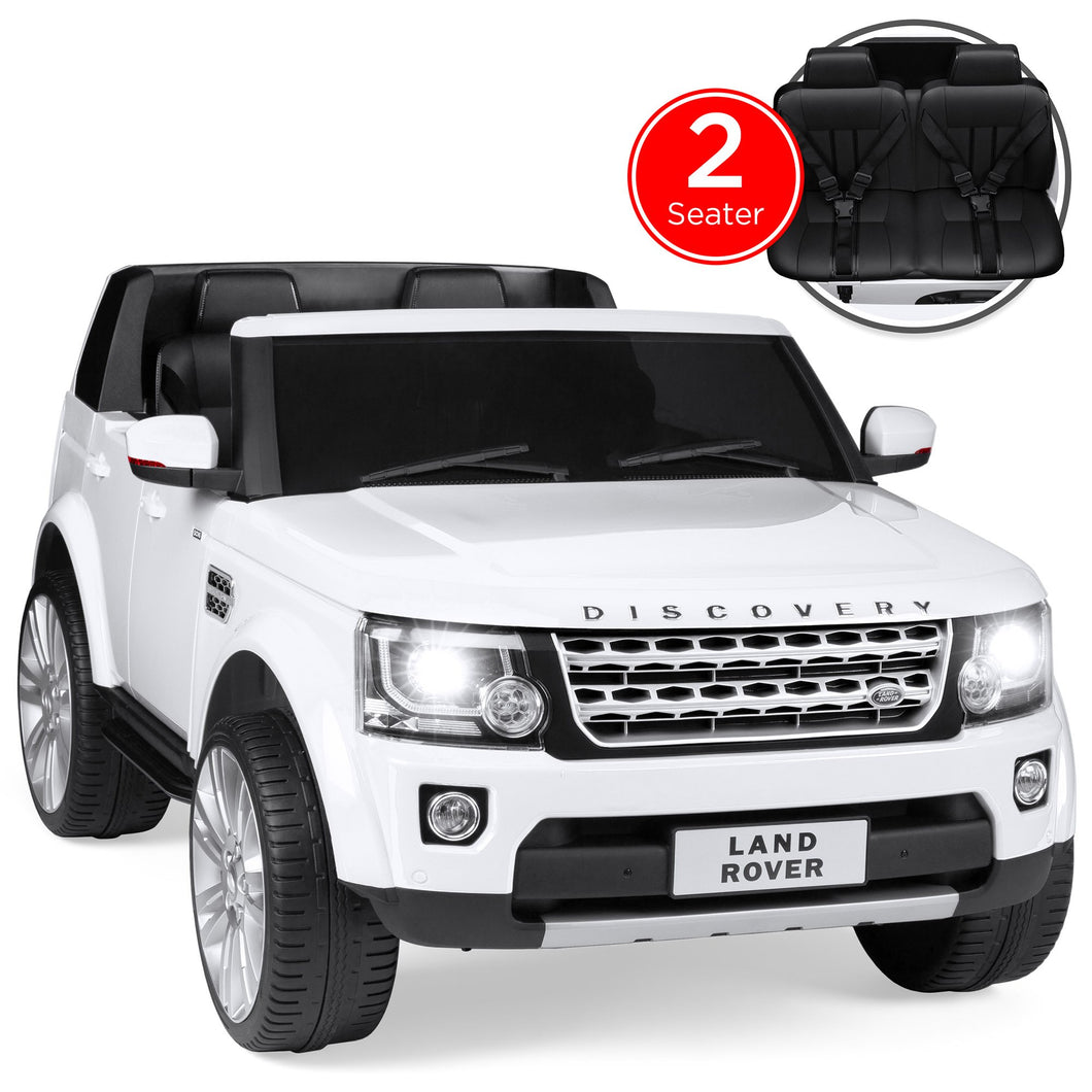 12V 2-Seater Licensed Land Rover Ride-On w/ Parent Remote Control