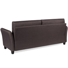 Load image into Gallery viewer, 76in Contemporary Linen Fabric Upholstered Sofa w/ Tufted Back Cushions
