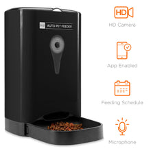 Load image into Gallery viewer, 4.5L Smart Automatic Pet Feeder w/ Camera, App, Portion Control, 2-Way Audio
