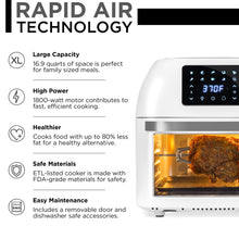 Load image into Gallery viewer, 16.9qt 1800W 10-in-1 XXXL Air Fryer Countertop Oven, Rotisserie, Dehydrator
