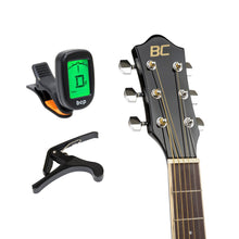 Load image into Gallery viewer, 41in Full Size Acoustic Electric Cutaway Guitar Set w/ Capo, E-Tuner, Bag
