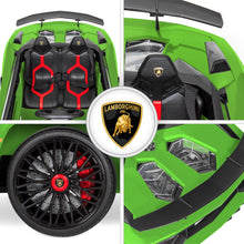 Load image into Gallery viewer, 12V Kids Ride-On Lamborghini Aventador SV Sports Car Toy w/ Parent Control
